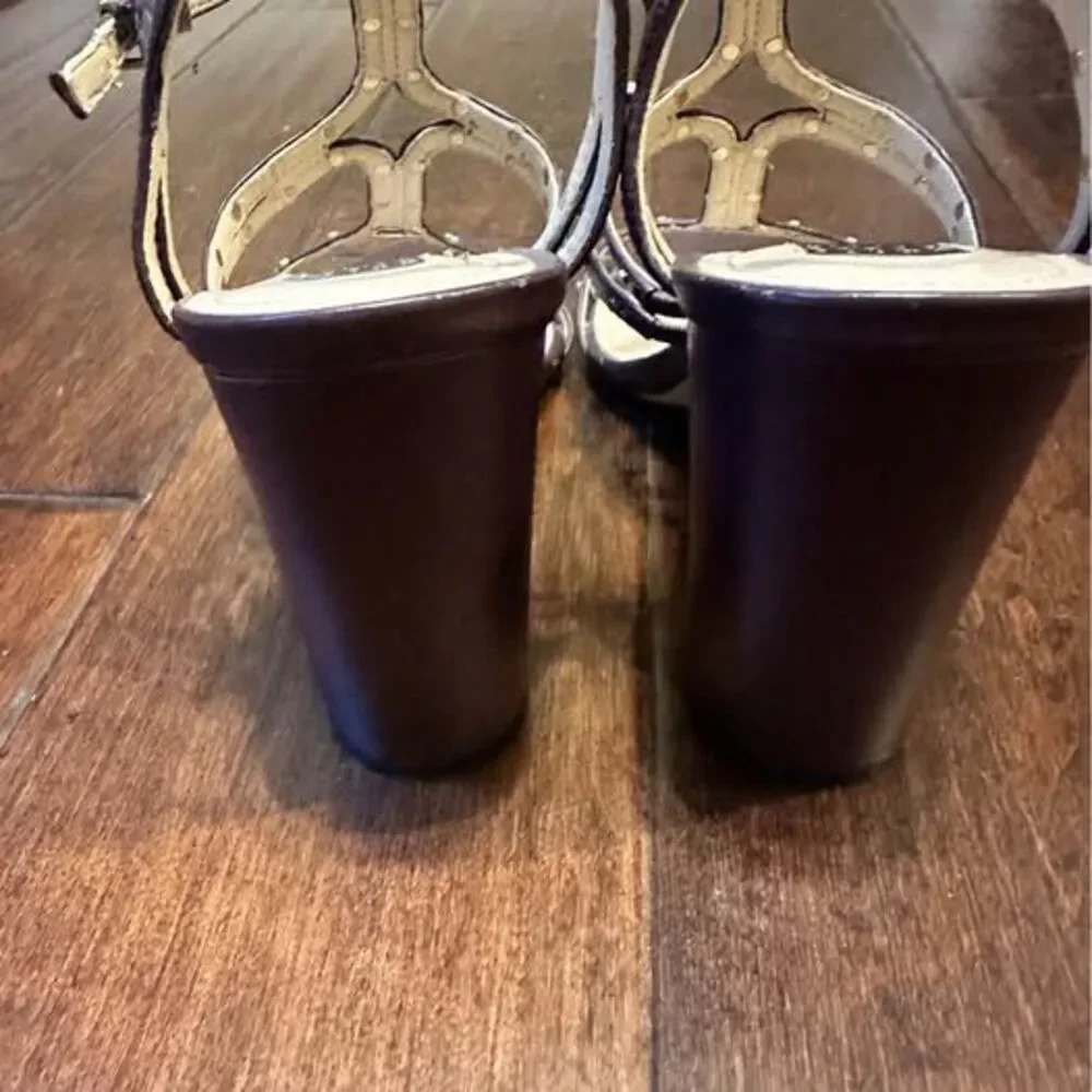 White House Black Market Studded Strappy Heels Sandals Size  8